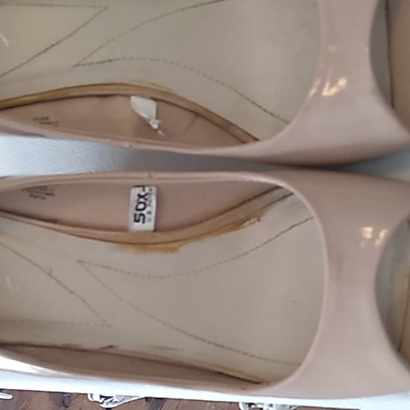 Merona for target bone patent leather like peep toe shoe - Picture 9 of 9